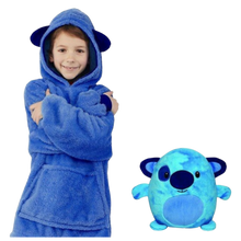 Load image into Gallery viewer, Peluche plegable con capucha 2 en 1 - Ozerty
