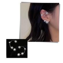 Load image into Gallery viewer, Par de pendientes de moda con clip de circonitas - Ozerty