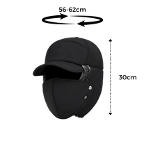 Load image into Gallery viewer, Gorra de protección facial y auditiva unisex a prueba de viento - Ozerty