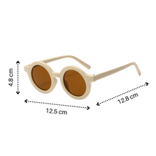 Load image into Gallery viewer, Gafas de sol redondas vintage para niños de 1 a 5 años - Ozerty