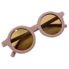 Load image into Gallery viewer, Vintage round sunglasses for kids ages 1-5