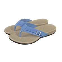 Cargar imagen en el visor de la galería, Sandalias ortopédicas con tiras ajustables -Azul cielo - Ozerty