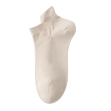 Load image into Gallery viewer, Calcetines tobilleros transpirables de algodón
 -Beige/EU35-40/UK4-6/US5-7 - Ozerty