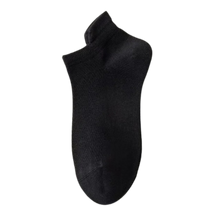 Load image into Gallery viewer, Calcetines tobilleros transpirables de algodón
 -Negro/EU35-40/UK4-6/US5-7 - Ozerty