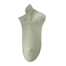 Load image into Gallery viewer, Calcetines tobilleros transpirables de algodón
 -Verde claro/EU35-40/UK4-6/US5-7 - Ozerty