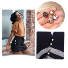 Cargar imagen en el visor de la galería, Elegantes broches de botón sin costura
- Ozerty