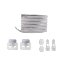 Load image into Gallery viewer, Modernos topes para cordones
 -Gris claro - Ozerty