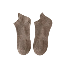 Load image into Gallery viewer, Calcetines tobilleros para hombre
 -Café/EU38-45/UK5-12/US6-14 - Ozerty