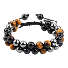 Cargar imagen en el visor de la galería, Pulsera de protección resistente al agua -Castaña de ébano - Ozerty