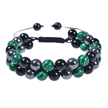 Cargar imagen en el visor de la galería, Pulsera de protección resistente al agua -Oscuridad esmeralda - Ozerty