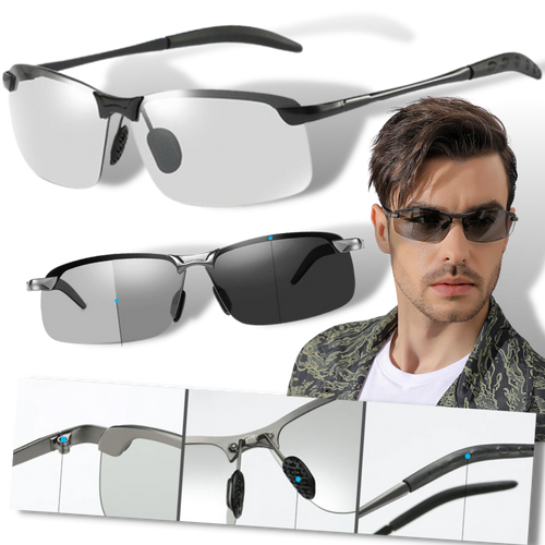 Gafas de sol uv fotocromáticas para hombre - Ozerty