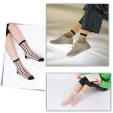 Load image into Gallery viewer, (10 Pares) Calcetines de moda transparentes para mujer - Ozerty
