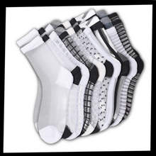 Load image into Gallery viewer, (10 Pares) Calcetines de moda transparentes para mujer - Ozerty
