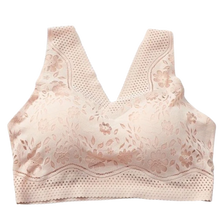 Load image into Gallery viewer, Seamless breathable lace bra
