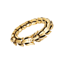 Load image into Gallery viewer, Pulsera ajustable con diseño de dragón de Midgard
 -Dorado - Ozerty
