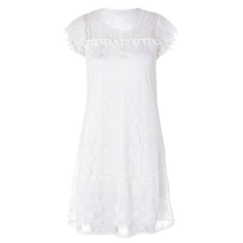 Load image into Gallery viewer, Vestido boho chic de encaje

 -S/BlancoM/BlancoL/BlancoXL/BlancoXXL/Blanco3XL/Blanco4XL/Blanco - Ozerty
