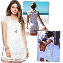 Load image into Gallery viewer, Vestido boho chic de encaje

 - Ozerty
