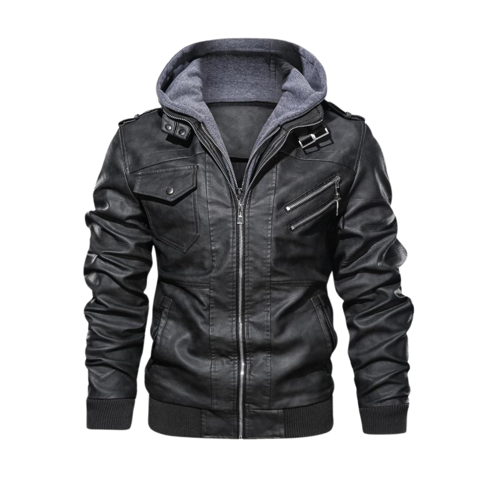 Chaqueta motera clásica de cuero marrón

 -Negro/SNegro/MNegro/LNegro/XLNegro/XXLNegro/3XL - Ozerty