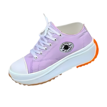 Load image into Gallery viewer, Sneakers de tela antideslizantes y con plataforma

 -Morado/EU35/US5/UK2Morado/EU36/US6/UK3Morado/EU37/US6.5/UK4Morado/EU38/US7.5/UK5Morado/EU39/US8.5/UK6Morado/EU40/US9/UK7Morado/EU41/US9.5/UK8Morado/EU42/US10/UK9 - Ozerty
