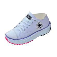 Load image into Gallery viewer, Sneakers de tela antideslizantes y con plataforma

 -Blanco/EU35/US5/UK2Blanco/EU36/US6/UK3Blanco/EU37/US6.5/UK4Blanco/EU38/US7.5/UK5Blanco/EU39/US8.5/UK6Blanco/EU40/US9/UK7Blanco/EU41/US9.5/UK8Blanco/EU42/US10/UK9 - Ozerty
