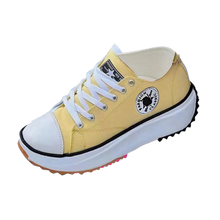 Load image into Gallery viewer, Sneakers de tela antideslizantes y con plataforma

 -Amarillo/EU35/US5/UK2Amarillo/EU36/US6/UK3Amarillo/EU37/US6.5/UK4Amarillo/EU38/US7.5/UK5Amarillo/EU39/US8.5/UK6Amarillo/EU40/US9/UK7Amarillo/EU41/US9.5/UK8Amarillo/EU42/US10/UK9 - Ozerty
