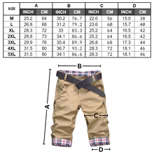 Load image into Gallery viewer, Pantalones cortos estilo cargo elegante para hombre

 - Ozerty
