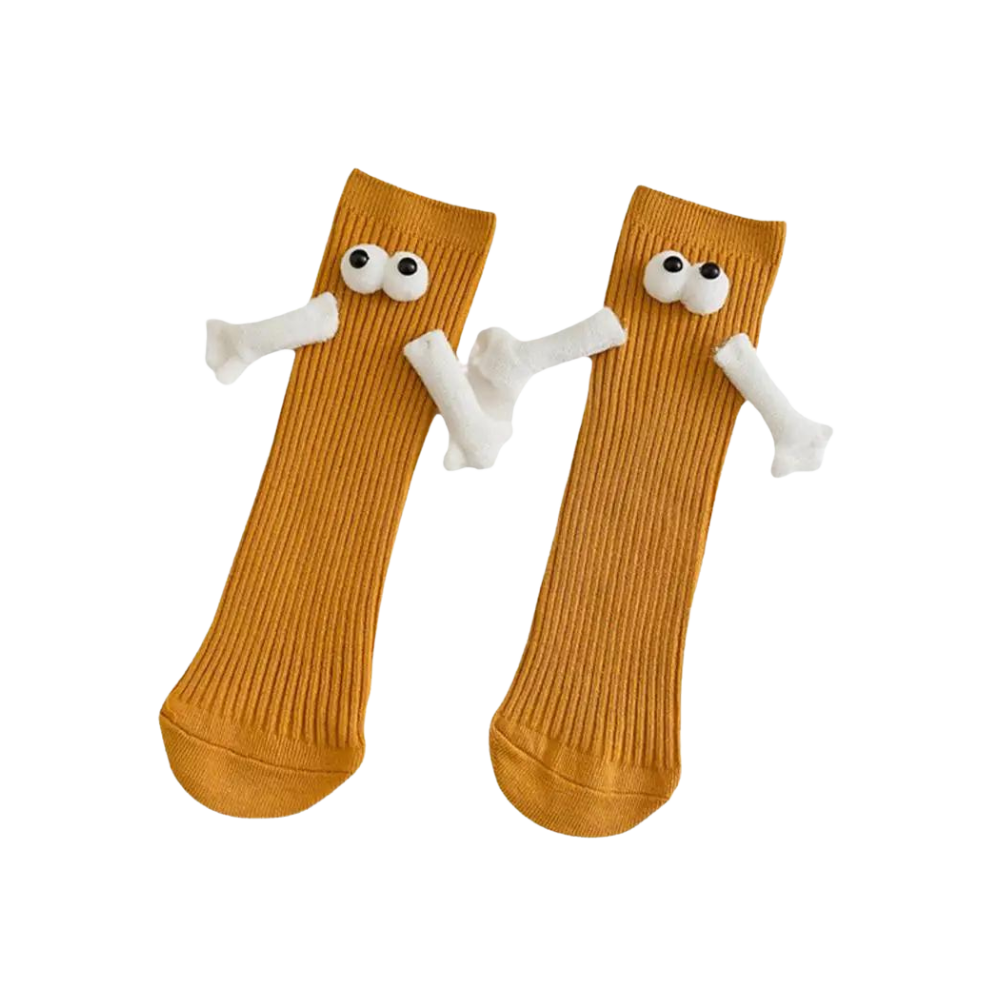 Calcetines con manitas magnéticas

 -Naranja/Talla única - Ozerty