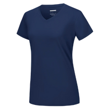 Load image into Gallery viewer, Camiseta de refrigeración instantánea para mujer con cuello de pico

 -Azul marino - Ozerty
