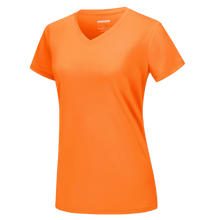 Load image into Gallery viewer, Camiseta de refrigeración instantánea para mujer con cuello de pico

 -Naranja - Ozerty
