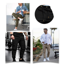 Load image into Gallery viewer, Pantalones cargo Slim Fit para hombre

 - Ozerty
