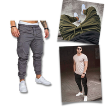 Load image into Gallery viewer, Pantalones cargo Slim Fit para hombre

 - Ozerty
