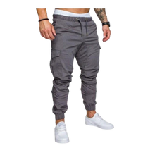 Load image into Gallery viewer, Pantalones cargo Slim Fit para hombre

 -Gris claro/MGris claro/LGris claro/XLGris claro/XXLGris claro/3XLGris claro/4XLGris claro/5XL - Ozerty
