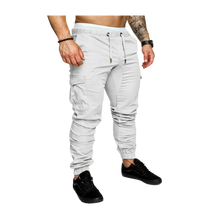 Cargar imagen en el visor de la galería, Pantalones cargo Slim Fit para hombre

 -Blanco/MBlanco/LBlanco/XLBlanco/XXLBlanco/3XLBlanco/4XLBlanco/5XL - Ozerty
