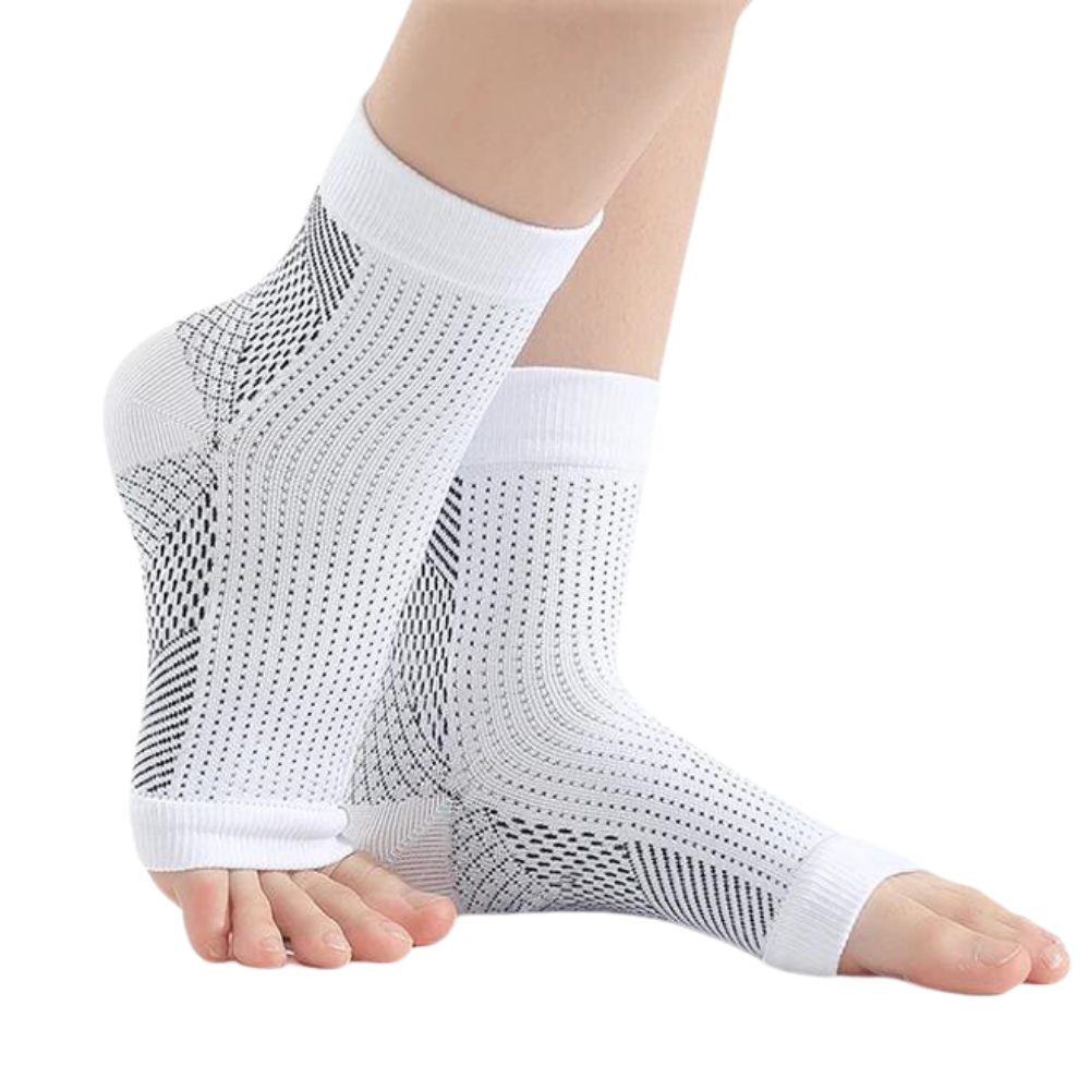 Calcetines para aliviar el dolor neuropático -Blanco/S/MBlanco/L/XL - Ozerty