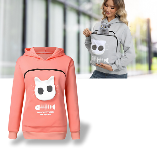 Sudadera con compartimento porta mascotas - Ozerty