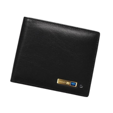 Cargar imagen en el visor de la galería, Elegante y sofisticada cartera de piel

 -Negro - Ozerty
