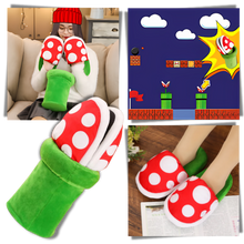 Load image into Gallery viewer, Zapatillas con forma de planta carnívora de Mario Bros

 - Ozerty
