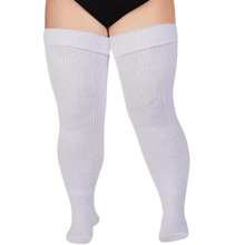 Load image into Gallery viewer, Medias musleras gruesas para mujer -Blanco - Ozerty
