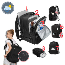 Load image into Gallery viewer, Mochila de viaje impermeable con carga USB

 - Ozerty
