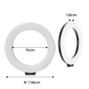 Anillo de luz LED de 16 cm con soporte - Ozayti