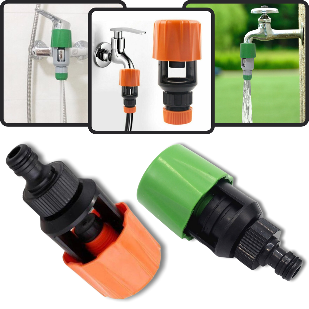 Comprar Adaptador Universal duradero para grifo de agua, accesorio para  manguera de plástico, conexión rápida, grifo para lavado de coche, riego de  jardín, 2 uds.