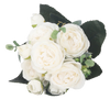Ramo de flores de seda artificial de peonías y rosas