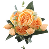 Ramo de flores de seda artificial de peonías y rosas - Ozayti
