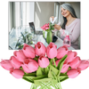 Flor de tulipán artificial (10 uds.) - Ozayti