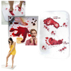 Divertida alfombra de baño de Halloween efecto sangre - Ozayti