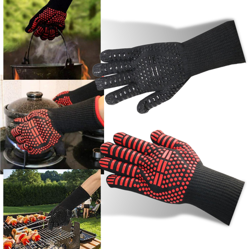 Guantes de barbacoa resistentes al calor (1 par) - Ozayti