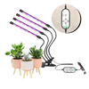 Lámpara de cultivo de 4 cabezales LED