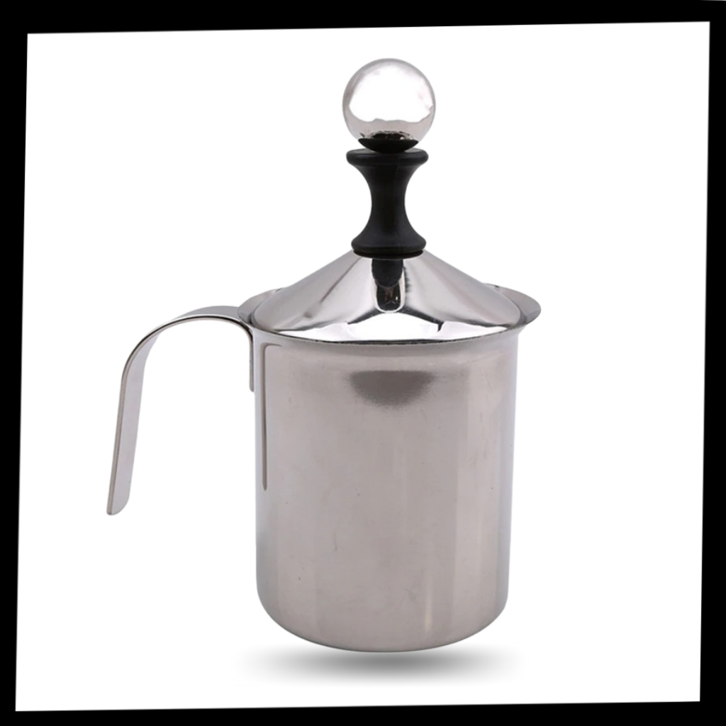 Espumador de leche de acero inoxidable Espumador de café Espresso Cappucino  - Ozayti ES (production)