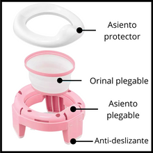 Cargar imagen en el visor de la galería, Orinal plegable 3 en 1 para niños
