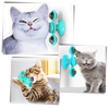 Juguete giratorio para gatos con cepillo - Ozayti